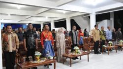 Lepas Sambut Kapolres Langsa dari AKBP Mughi Prasetyo Habrianto S.I.K. kepada AKBP Hyrowo S.I.K. di Pendopo Wali Kota Langsa