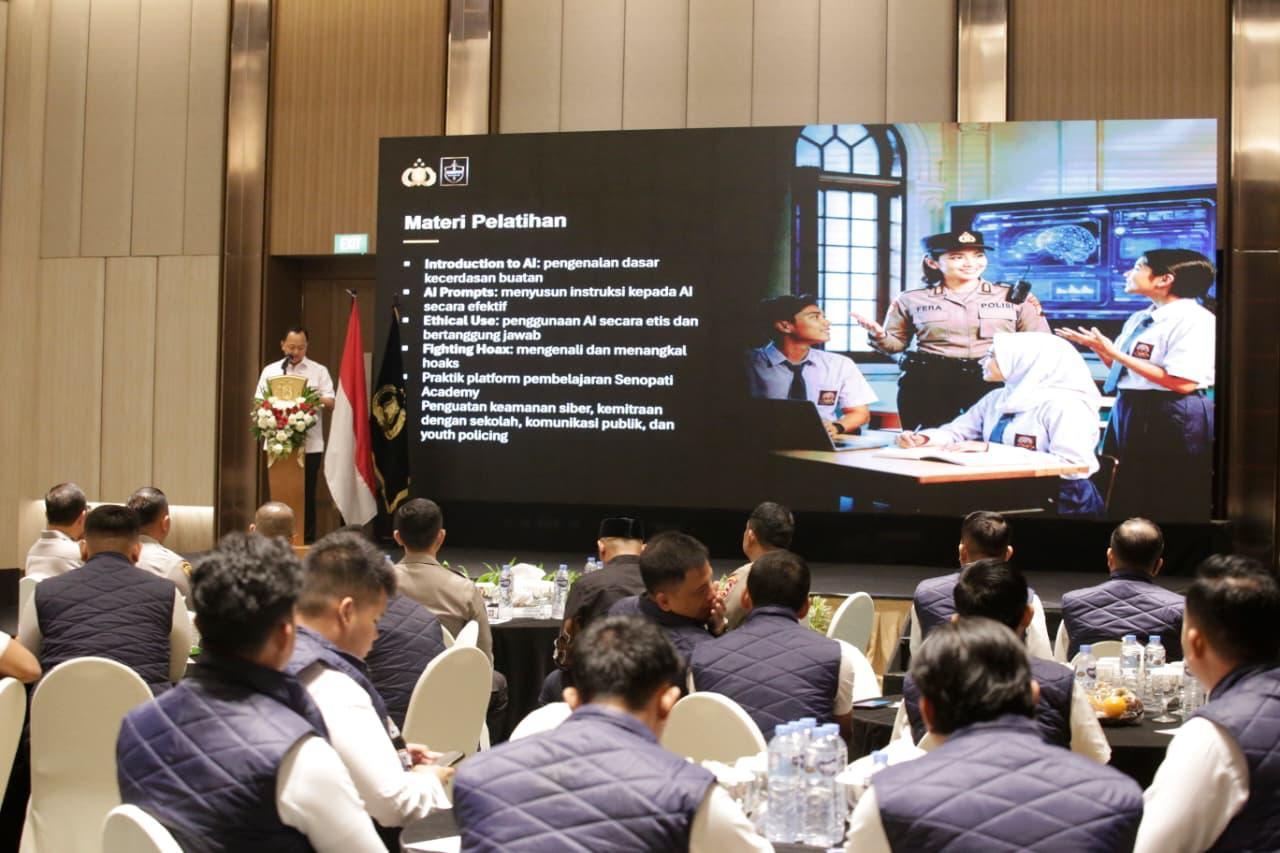 Polri menggelar Training of Trainers (ToT) Program Paham Artificial Intelligence (AI)