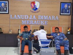 Personel Kodaeral XI Ikuti Donor Darah Hari Bhakti TNI AU ke-79, Wujudkan Soliditas Antar Matra Melalui Aksi Kemanusiaan