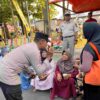 Pojok Kamtibmas Polres Ngawi Hadir di Pasar Krompol Ajak Warga Jaga Kamtibmas