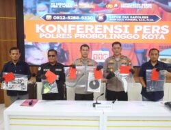 Polres Probolinggo Kota Amankan 5 Tersangka Pelempar Bondet di Mayangan