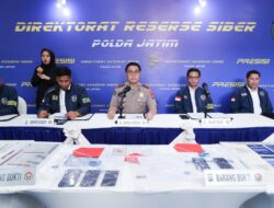 Polda Jatim Bongkar Sindikat Penipuan Online Emas Murah, Lima Tersangka Diantaranya Warga Binaan Lapas Diamankan