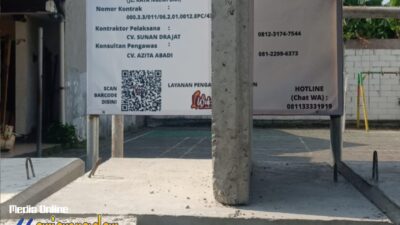Pembangunan saluran U-Ditch ukuran 80x80 di Jalan Raya Ngemplak, Made, Kecamatan Sambikerep, Surabaya