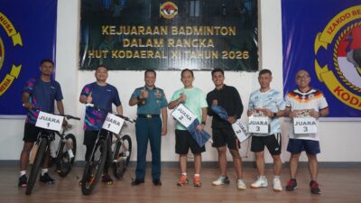Komandan Kodaeral XI Laksda TNI Joko Andriyanto, S.T., M.Tr.Hanla., M.A.P.