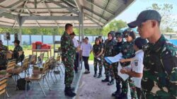 Empat Perwira Ikuti Seleksi Komandan Upacara HUT ke-81 Kemerdekaan RI di Papua Selatan