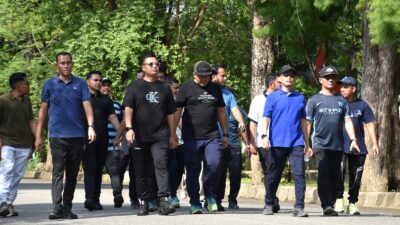 Wali Kota Langsa Jeffry Sentana S. Putra bersama Wakil Wali Kota Muhammad Haikal Alfisyahrin