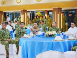 Kapolri Hadiri Silaturahmi Strategis Pimpinan Lembaga Negara di Mabes TNI AL