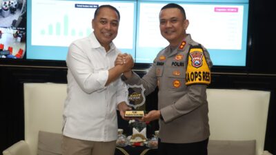 Perkuat Sinergi Jaga Surabaya, Kapolres Pelabuhan Tanjung Perak Silaturahmi ke Wali Kota Surabaya