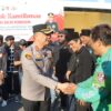 Polres Pelabuhan Tanjung Perak Gelar Apel Sabuk Kamtibmas dalam Rangka Dialog Kebangsaan