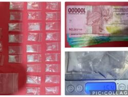 Polres Pelabuhan Tanjung Perak Ungkap Peredaran Sabu, 28 Poket Seberat 15,4 Gram Disita