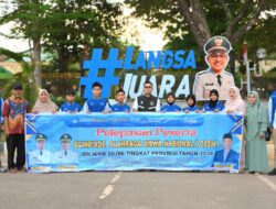 Wali Kota Langsa Jeffry Sentana Lepas Kontingen O2SN Tingkat Nasional Tahun 2026 ke Jawa Barat