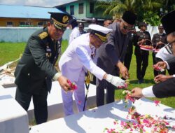 Komandan Kodaeral XI Pimpin Ziarah Nasional HUT RI Ke-81 di TMP Trikora Merauke