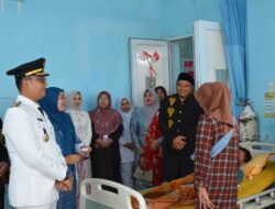 Wali Kota Langsa Jenguk Bayi Merah Putih dan Launching Inovasi Air Minum RO di RSUD
