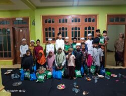 Tutup Rangkaian Lomba HUT RI ke-81, Panitia Kedai Arumiey Santuni Puluhan Anak Yatim