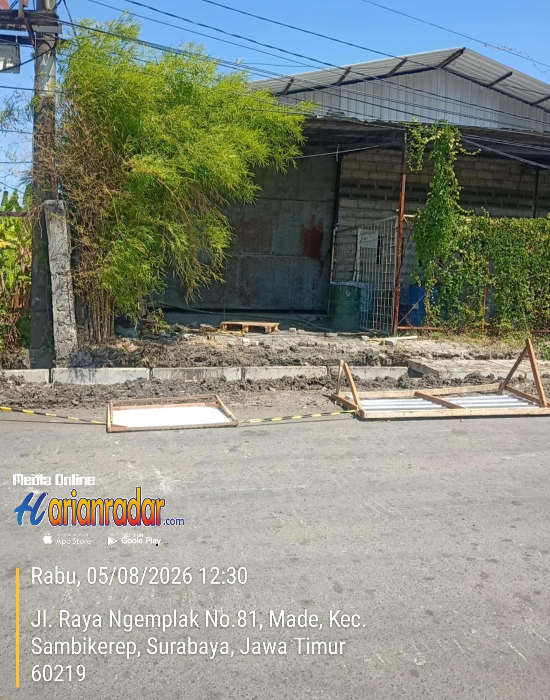 Proyek U-Ditch CV Sunan Drajad di Raya Ngemplak Sambikerep Pilih Kubur Transparansi Hidup-Hidup