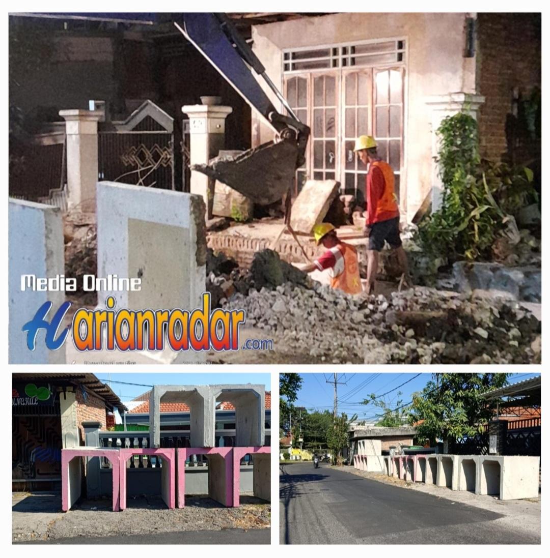 Proyek Pembangunan Saluran U-Ditch 80/100 dengan Cover Gandar 10 Ton Jalan Bungkal Kelurahan Sambikerep Surabaya