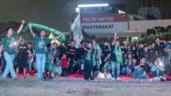 Polda Jawa Timur menggelar acara nonton bareng (nobar) Final Piala Presiden 2026 antara Persebaya Surabaya melawan Persib Bandung