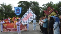 Semarak HUT ke-81 Kemerdekaan RI, Wali Kota Langsa Lepas 10003 Peserta Pawai Alegoris