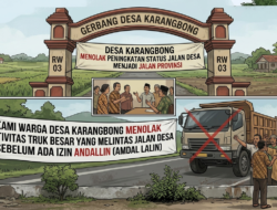 Status Jalan Karangbong Sidoarjo Naik Kelas I, Kades: Jika Dishub Tak Teliti, Warga Tutup Total Akses!