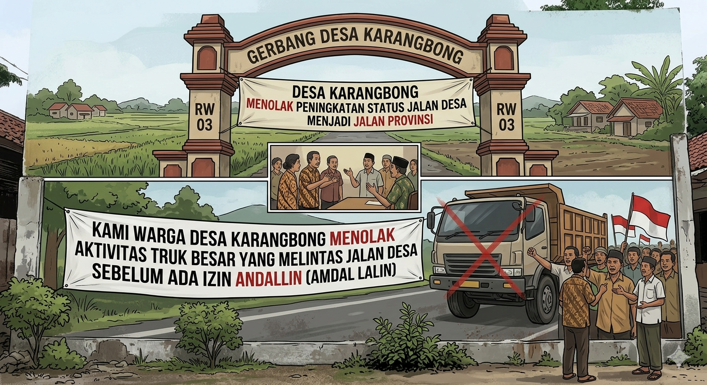 Status Jalan Karangbong Sidoarjo Naik Kelas I