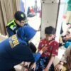Tim Dokkes Polresta Sidoarjo Cek Kesehatan Ratusan Santri di Tanggulangin