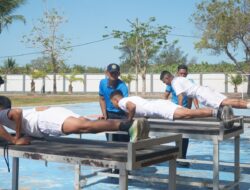 Uji Ketangguhan Calon Prajurit, Kodaeral XI Gelar Tes Kesamaptaan Jasmani Calon Bintara dan Tamtama PK TNI AL