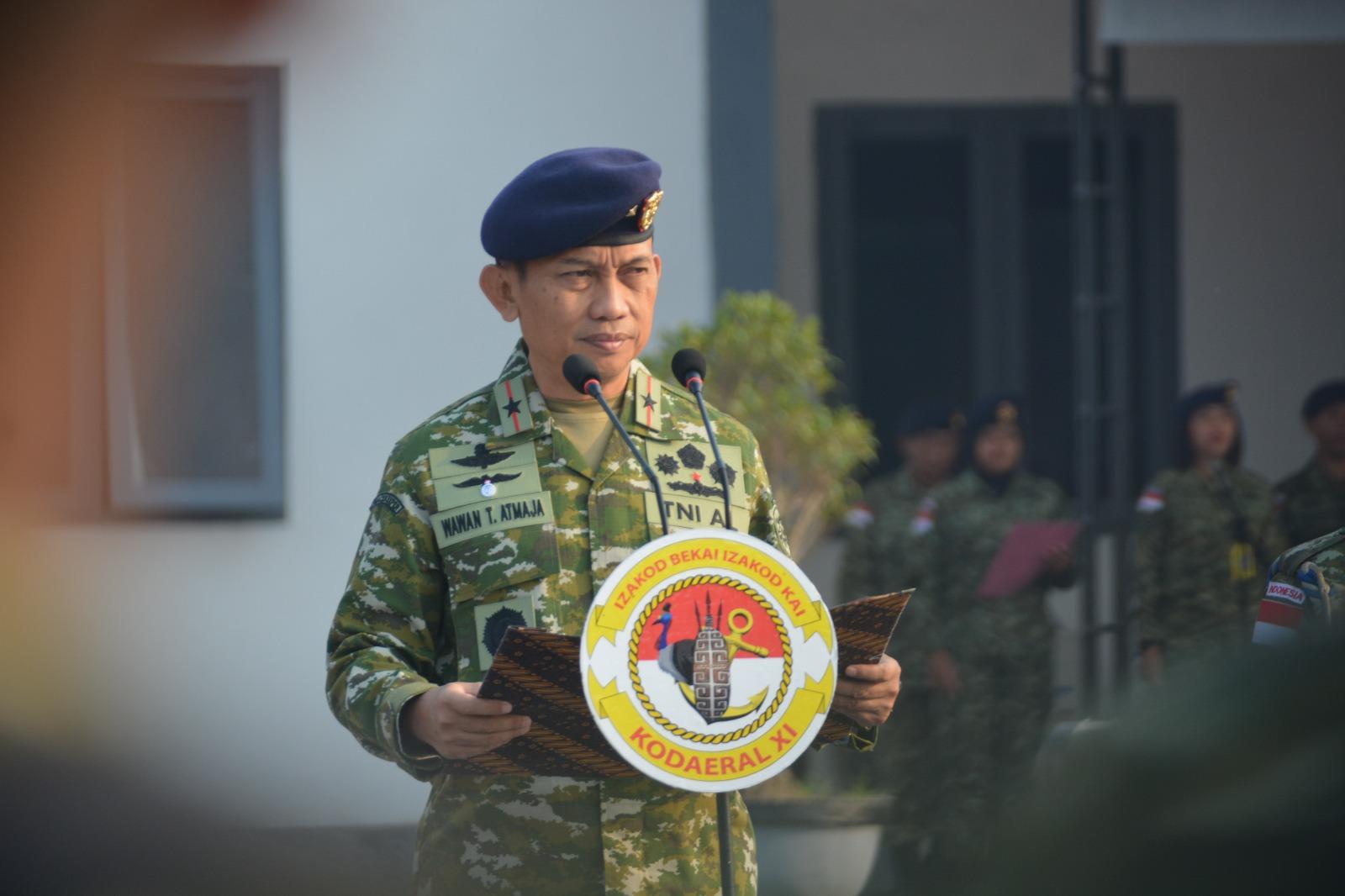 Wakil Komandan Kodaeral XI, Laksma TNI Wawan T. Atmaja, S.E., M.A.P.,
