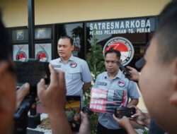 Polres Tanjung Perak Amankan Pengedar Sabu di Kenjeran, 65,51 Gram Barang Bukti Disita