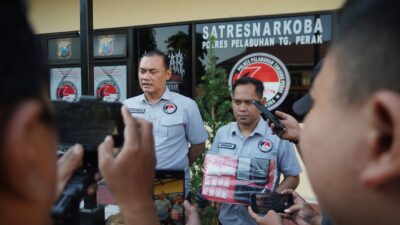 Kasat Resnarkoba Polres Pelabuhan Tanjung Perak AKP Adik Agus Putrawan, S.H., M.H..