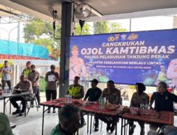 Cangkrukan Ojol Kamtibmas, Polres Tanjung Perak Ajak Driver Jadi Pelopor Keselamatan
