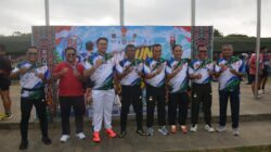 Kegiatan 5K Fun Run yang dipimpin oleh Pangdam XXIV/MT Mayjen TNI Frits Wilem Rizard Pelamonia, S.E., di Merauke, Papua Selatan.