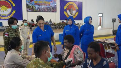 Kodaeral XI Gelar Bakti Sosial dalam Rangka HUT TNI ke-81 Tahun 2026