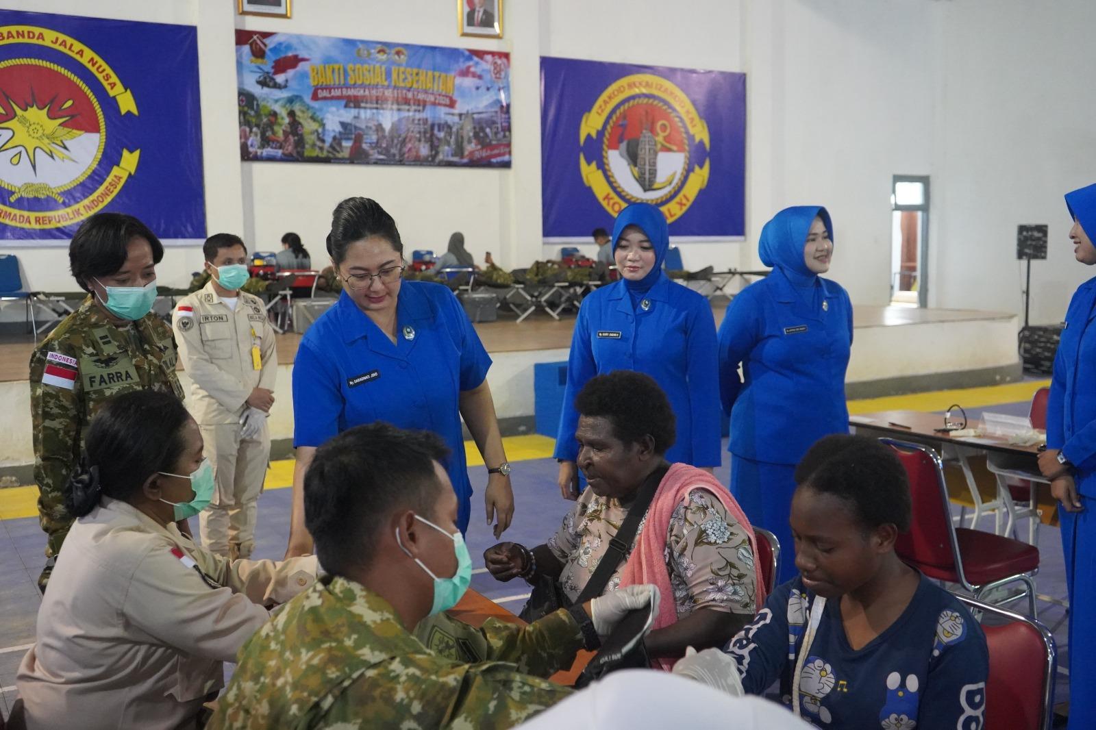 Kodaeral XI Gelar Bakti Sosial dalam Rangka HUT TNI ke-81 Tahun 2026