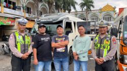Cegah Laka Satlantas Polres Bangkalan Gelar Ram Check di Wisata Religi Syaikhona Kholil
