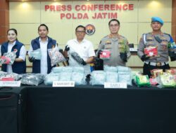 Polda Jatim Ungkap 1.870 Kasus Narkoba, 2.382 Tersangka Diamankan