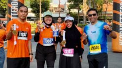 Bukan Cuma Top Layani Warga, Lurah Tembok Dukuh Josjiss Tampil Energik Tembus Finish JETE RUN 2026
