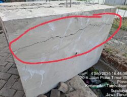 Mengurai Benang Pengawasan Mandul, Diduga U-Ditch JEB “Prematur” Dipaksa dalam Proyek Drainase Ploso Timur VII
