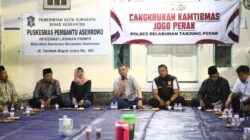 Cangkrukan Kamtibmas Jogo Perak, Kapolres Tanjung Perak Ajak Warga Jaga Surabaya Bersama