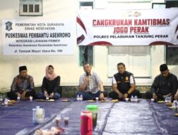 Cangkrukan Kamtibmas Jogo Perak, Kapolres Tanjung Perak Ajak Warga Jaga Surabaya Bersama