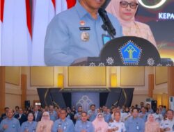 Perkuat Sinergi Lintas Kementerian, Karutan Surabaya Hadiri Pisah Sambut Pimpinan Kanwil Kemenkum Jawa Timur