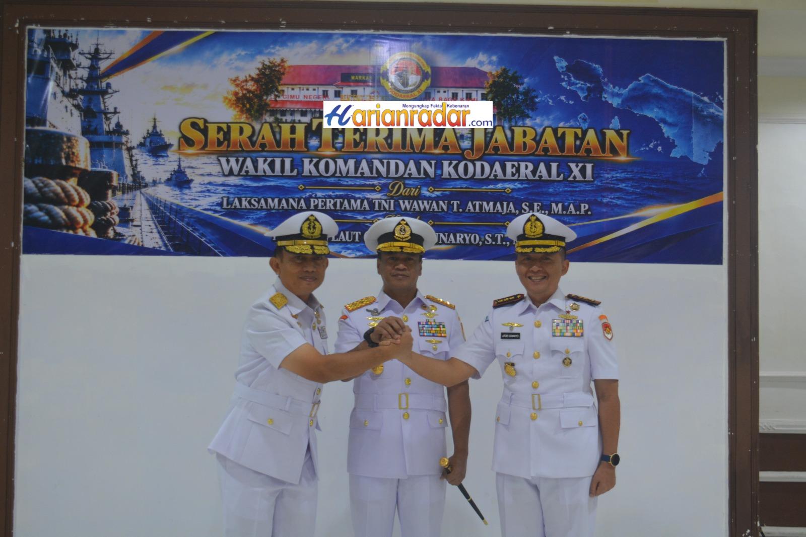 Komandan Kodaeral XI Pimpin Sertijab Wadan Kodaeral