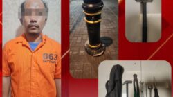 Polsek Pabean Cantikan Amankan DPO Pencuri 14 Bollard Di Kawasan Kembang Jepun