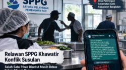 Relawan SPPG Khawatir Konflik Susulan, Salah Satu Pihak Disebut Masih Keluar Masuk Dapur