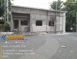 Dugaan Proyek Ghoib Balai RW Teratai Tanpa Papan Informasi: Atap Miring, Anggaran Kabur, Lurah Tambaksari Irrit Bicara