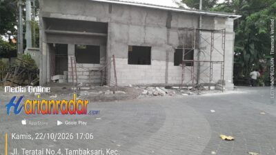 Proyek Ghoib Balai RW Teratai Tanpa Papan Informasi