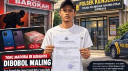 Toko Madura Barokah Dibobol Maling