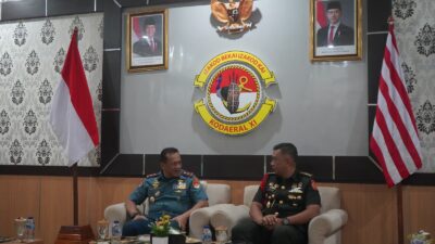 Komandan Komando Daerah TNI Angkatan Laut (Dankodaeral) XI, Laksamana Muda TNI Joko Andriyanto, S.T., M.Tr.Hanla., M.A.P.,