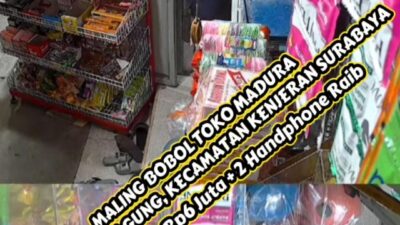 Tim Jatanras Polres Tanjung Perak Bekuk Terduga Pembobol Toko Madura Barokah