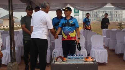 Kodaeral XI Hadiri Olahraga Bersama Kegiatan Sosial HUT Ke-2 DPR Papua Selatan