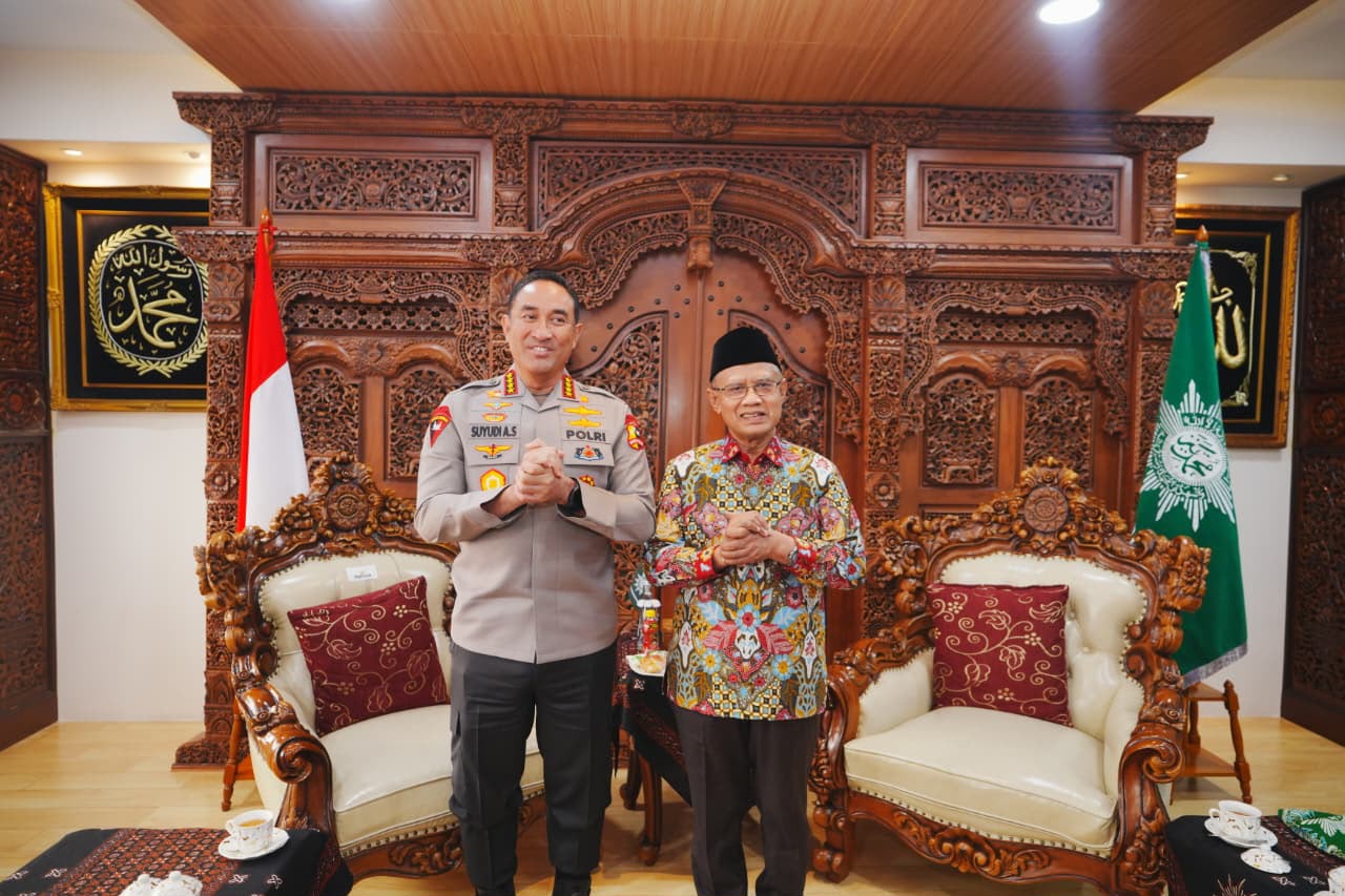 Kapolri Jenderal Polisi Suyudi Ario Seto bersama Pimpinan Pusat (PP) Muhammadiyah